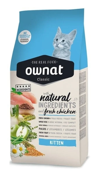 Ownat Classic Tavuklu 4 kg Yavru Kedi Maması - 1