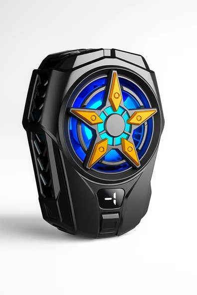 Akıllı Telefonlar için Telefon Soğutucu Cep Telefonu Radyatör Soğutucu, LED Sıcaklık Göstergeli