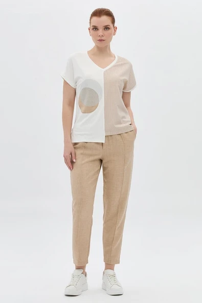 NERVURLU YANDAN CEPLI PANTOLON - Resim 7