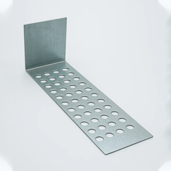 10 Adet Gazbeton Ankraj Laması Duvar Bağlantı Aparatı Montaj Trapez Vida Uyumlu Galvaniz Demiri - Resim 4