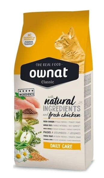 Ownat Daily Care Tavuklu 1.5 kg Yetişkin Kedi Maması ürün görseli