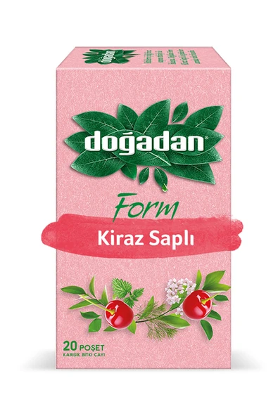 Doğadan Kiraz Saplı Form Poşet Çay x 6 Paket ürün görseli 1