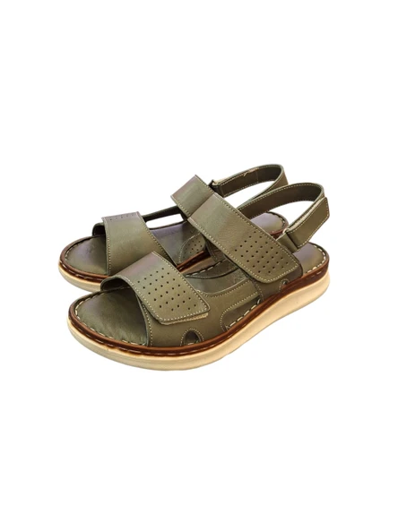 Esem 1724 Hakiki Deri Kadın Sandalet - Resim 8