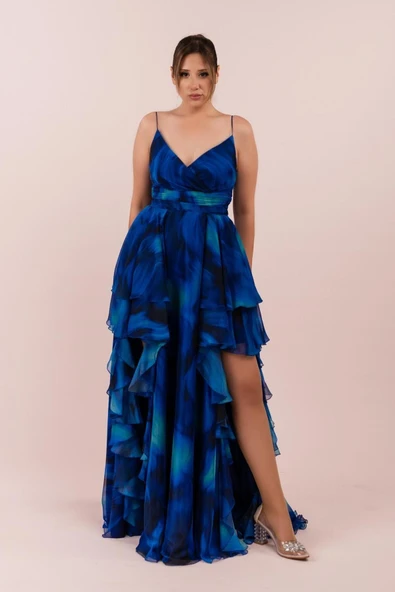 ELBİSE EMPIRME KATKAT Evafashion - Resim 3