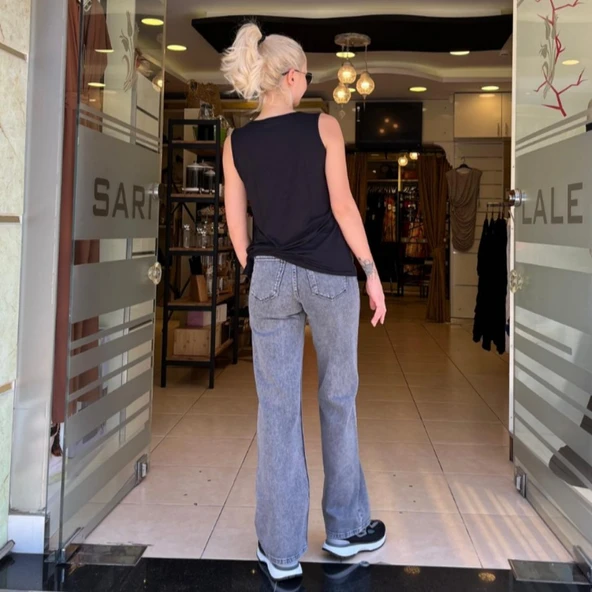 ASİMETRİK ANTRA GARNİLİ ATLET - Resim 2