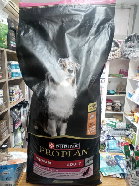 PRO PLAN MEDIUM ADULT KURU KÖPEK MAMA SOMONLU 14 KG - 1
