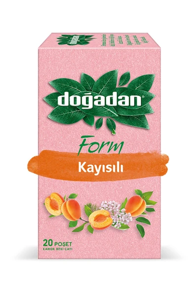 Doğadan Kayısılı Form Poşet Çay x 6 Paket ürün görseli 1