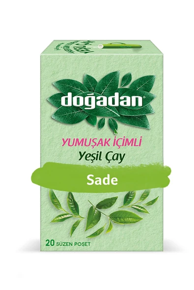 Doğadan Yumuşak İçimli Yeşil Poşet Çay x 6 Paket ürün görseli 1