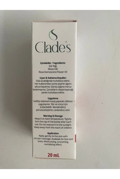 Clade's Gül Yağı 20 ml - 3