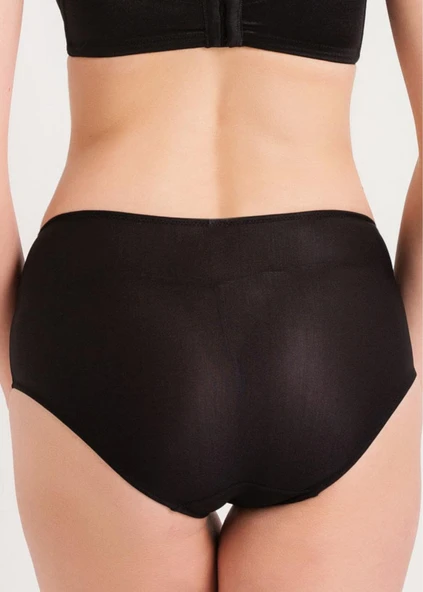 GENİŞ KENARLI Y.BELTÜLLÜ SLIP KÜLOT - Resim 3