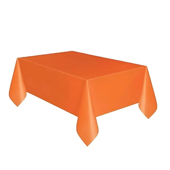 Turuncu Plastik Masa Örtüsü 120*180 cm ürün görseli 1