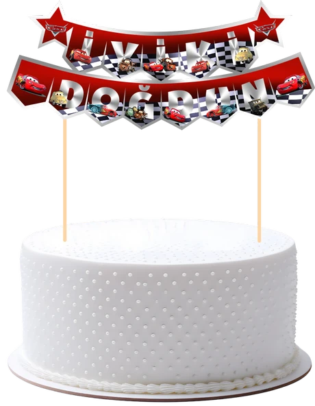 Cars Pasta Üstü Banner ürün görseli 1