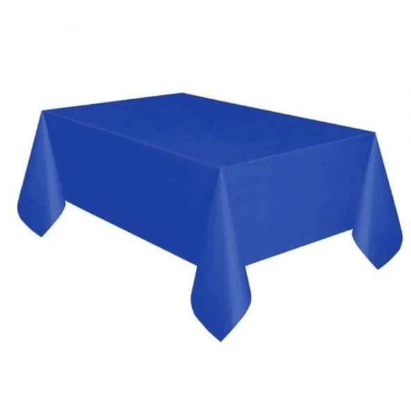 Lacivert Plastik Masa Örtüsü 120*180 cm ürün görseli 1