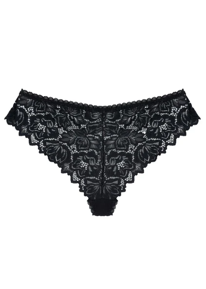 ÖNÜ KUMAŞ ARKASI DANTEL SLIP KÜLOT - 5