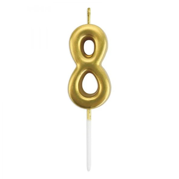 8 Rakam Mum Altın - 1