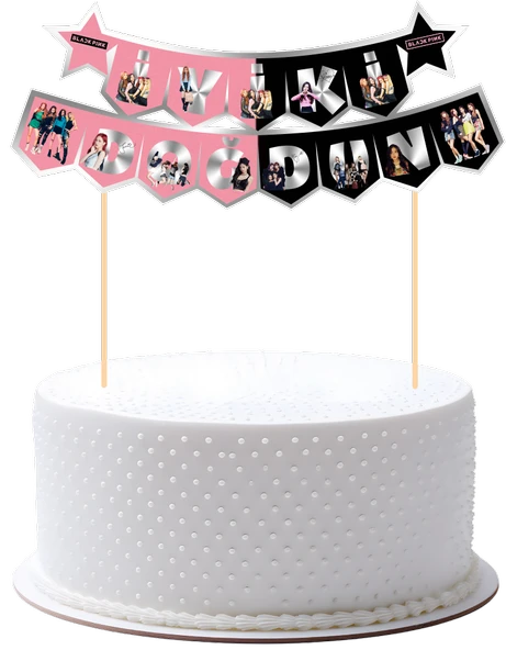 Black Pink Pasta Üstü Banner ürün görseli