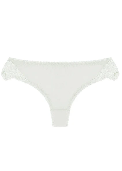 ÖNÜ KUMAŞ ARKASI DANTEL SLIP KÜLOT - 2