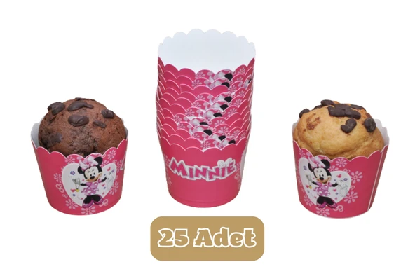 Minnie Mouse Temalı Cupcake Muffin Kalıbı ürün görseli