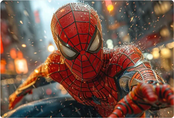 Örümcek Adam Dikdörtgen Pasta Yenilebilir Resim Baskı 28*19 cm ürün görseli