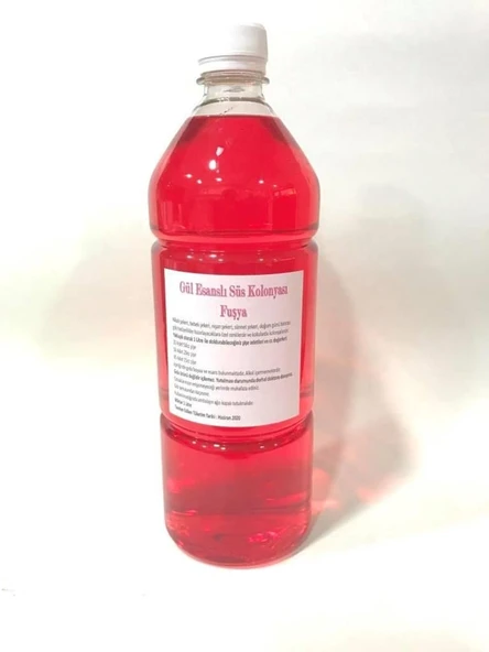 Fuşya Renkli Süs Kolonyası 1 Lt ürün görseli 1