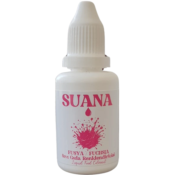 Suana Sıvı Gıda Boyası 20 ml Fuşya - 1
