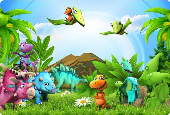 Dinazor Dikdörtgen Pasta Yenilebilir Resim Baskı 28*19 cm ürün görseli