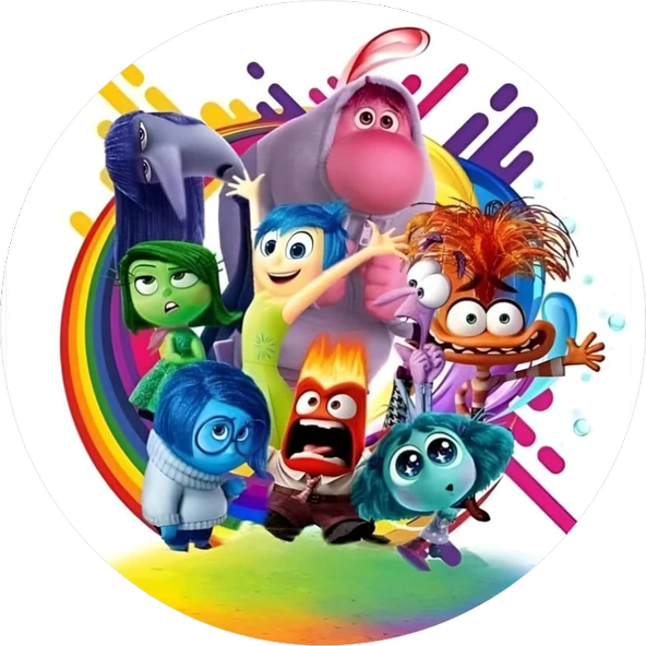 Ters Yüz Yuvarlak Pasta Yenilebilir Resim Baskı 20 cm ürün görseli