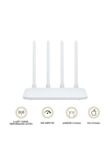 Xiaomi Mi Wifi Router 4c Router Sinyal Aktarıcı 4c R4cm Beyaz Modem Uyumlu - 6