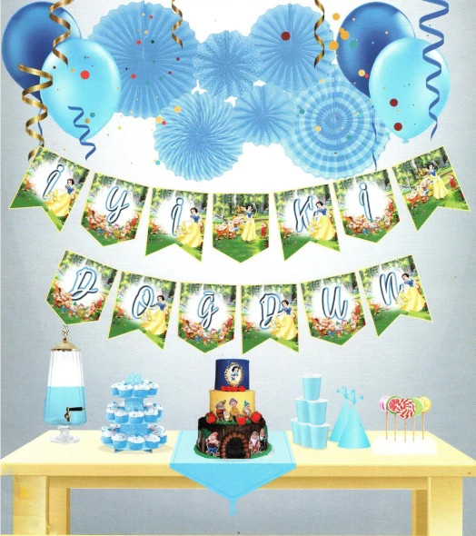Pamuk Prenses Temalı Uzar Yazı Banner - 1