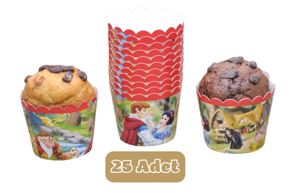 Pamuk Prenses Temalı Cupcake Muffin Kalıbı ürün görseli