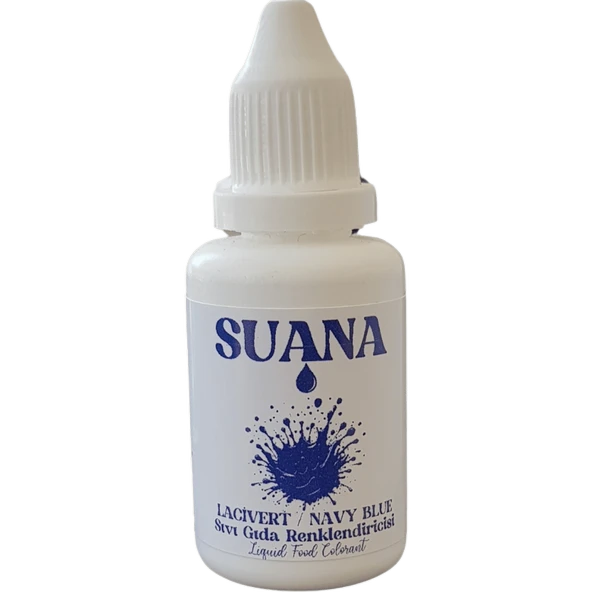 Suana Sıvı Gıda Boyası 20 ml Lacivert