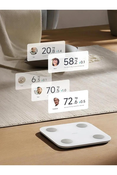Xiaomi Mi Body Composition Scale S400 Yeni Nesil Çift Frekanslı Akıllı Bluetooth Baskül - 4