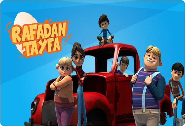 Rafadan Tayfa Dikdörtgen Pasta Yenilebilir Resim Baskı 28*19 cm ürün görseli