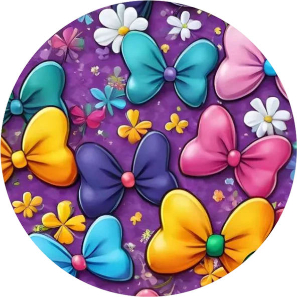 Fiyonk Yuvarlak Pasta Yenilebilir Resim Baskı 20 cm ürün görseli