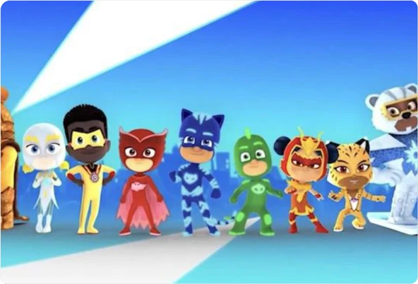 Pjmask Dikdörtgen Pasta Yenilebilir Resim Baskı 28*19 cm ürün görseli 1