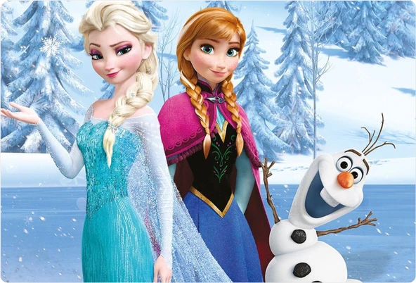 Frozen Dikdörtgen Pasta Yenilebilir Resim Baskı 28*19 cm ürün görseli