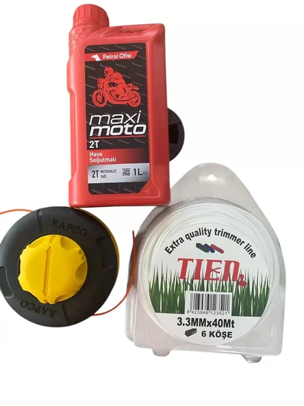 Motorlu Tırpan Seti Otomatik Başlık PO Yağ Tien Misina ürün görseli