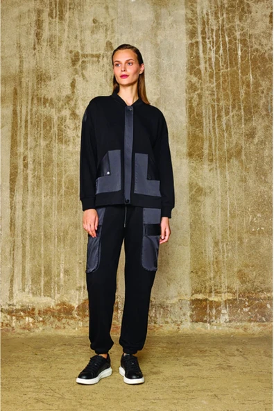 PARAŞÜT KUMAŞ GARNİLİ EŞOFMAN ALTI ürün görseli 1