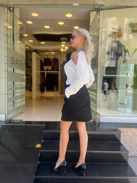 SÜET KUMAŞ MİNİ ETEK ürün görseli