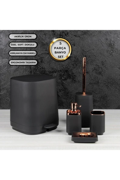 AROW VONA 5 PARÇA BANYO SETİ 3662 - 1