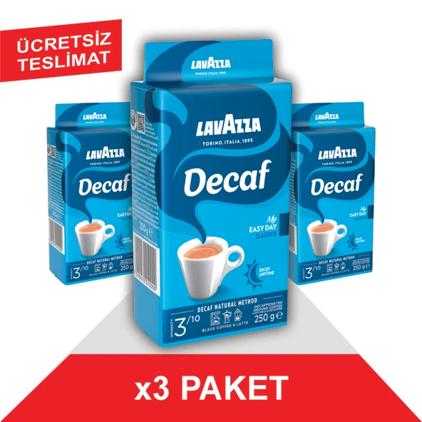 Lavazza Decaf My Easy Day Classico Filtre Kahve (250gr) x3 ürün görseli 1
