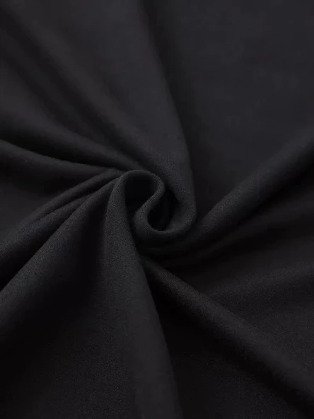 20/1 Penye Compack Baskılı Oversize Bisiklet Yaka Kısa Kol Yazlık T-shirt - Siyah - 2