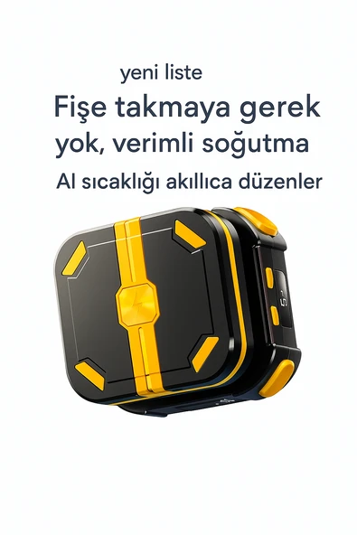 mobil soğutma fanı soğutucu radyatör yarı iletken 2000 mah kablosuz pil manyetik - 3
