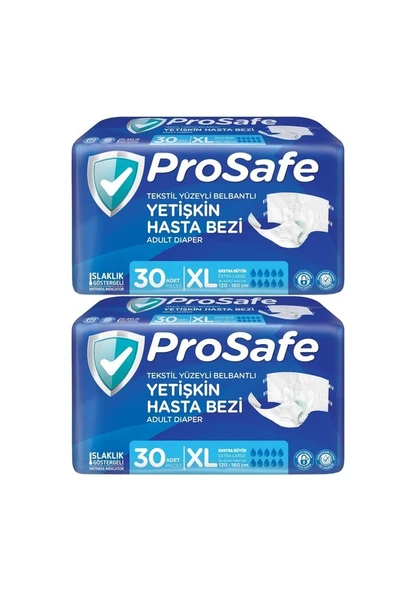Prosafe Belbantlı Yetişkin Hasta Bezi Xlarge 60 ADET