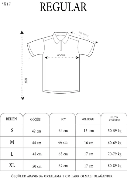 Erkek Yakalı Slim Fit Baskılı T-Shirt - Haki - Resim 5