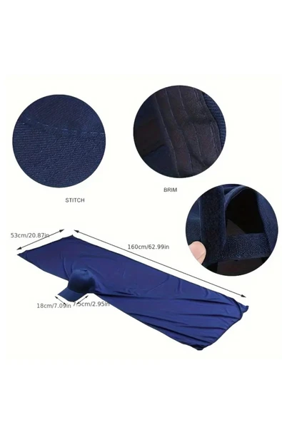 Yazlık Nefes Alabilen Lacivert Tesettür Şapka – Geniş Kenarlı, UV Koruması, Rahat ve Şık - Resim 2