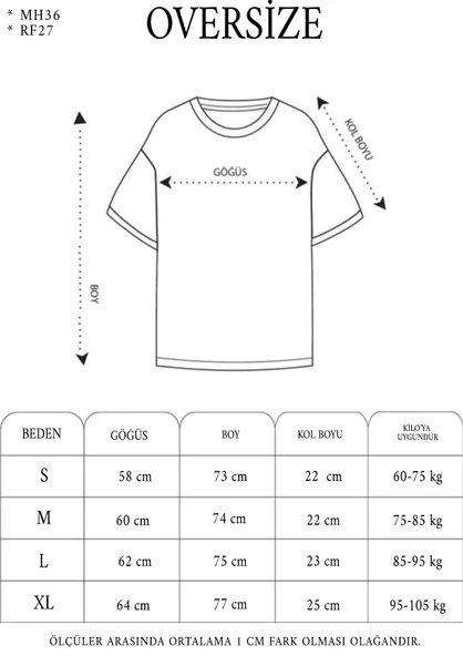 Unisex Oversize Kolye Dahil T-Shirt - Siyah - 7