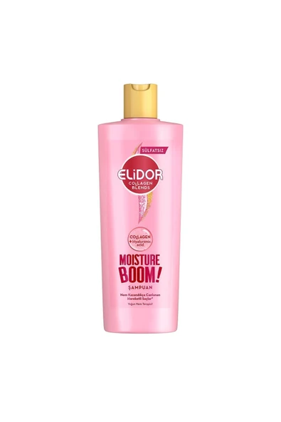ELİDOR COLLAGEN BLENDS SÜLFATSIZ SAÇ BAKIM ŞAMPUANI MOİSTURE BOOM YOĞUN NEM TERAPİSİ 350 ML