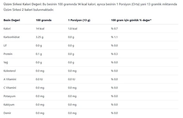 Kırmızı Üzüm Sirkesi Çift Damıtılmış Fermente Edilmiş 1 Litre - 6