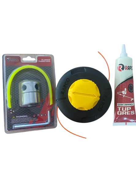 Motorlu Tırpan Seti Örümcek Başlık ve Gres Yağ ürün görseli